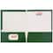 JAM Paper Glossy Laminated Two Pocket Folders, 100ct.